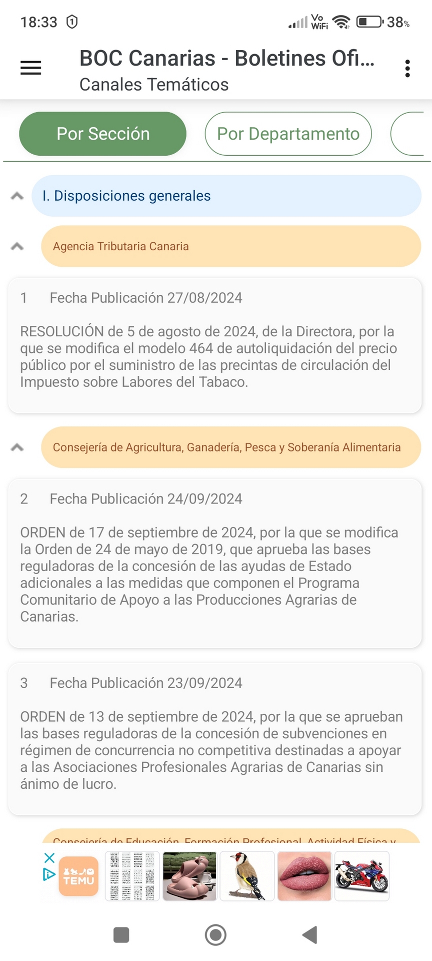 Consulta BOE