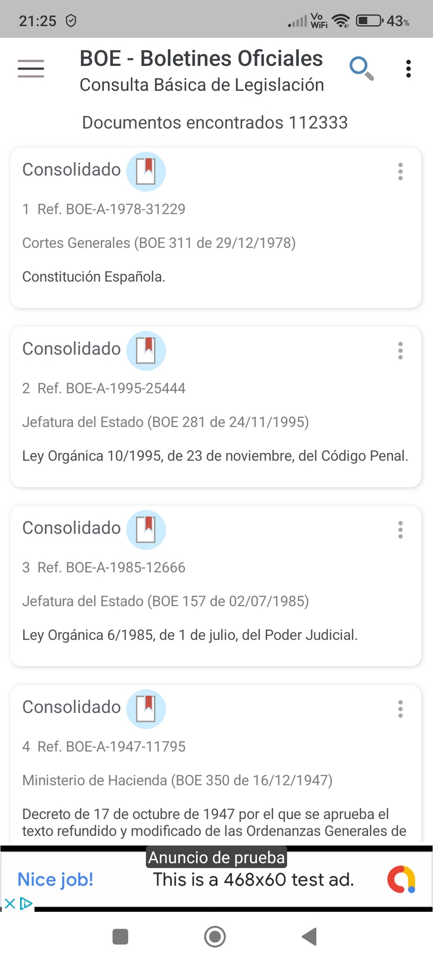 Legislación BOE