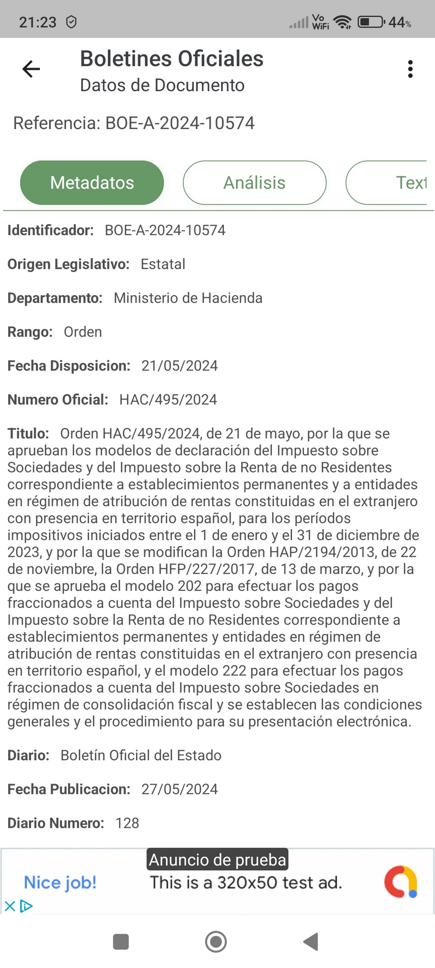 Descripción del documento
